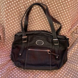 Giani Bernini black leather purse